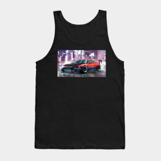 Supra mk4 tokyodrift stanced artwork, widebody design by ASAKDESIGNS. checkout my store for more creative works Tank Top